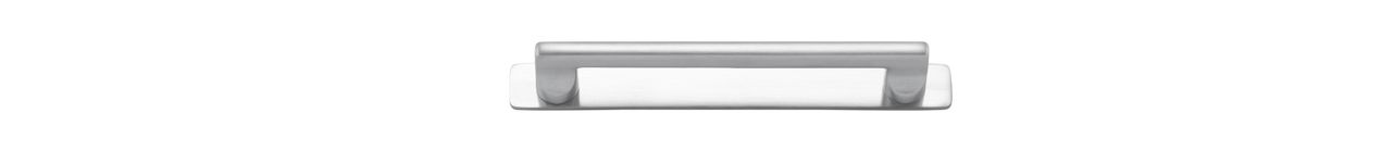 20895B - Baltimore Cabinet Pull with Backplate - CTC160mm - Brushed Chrome
