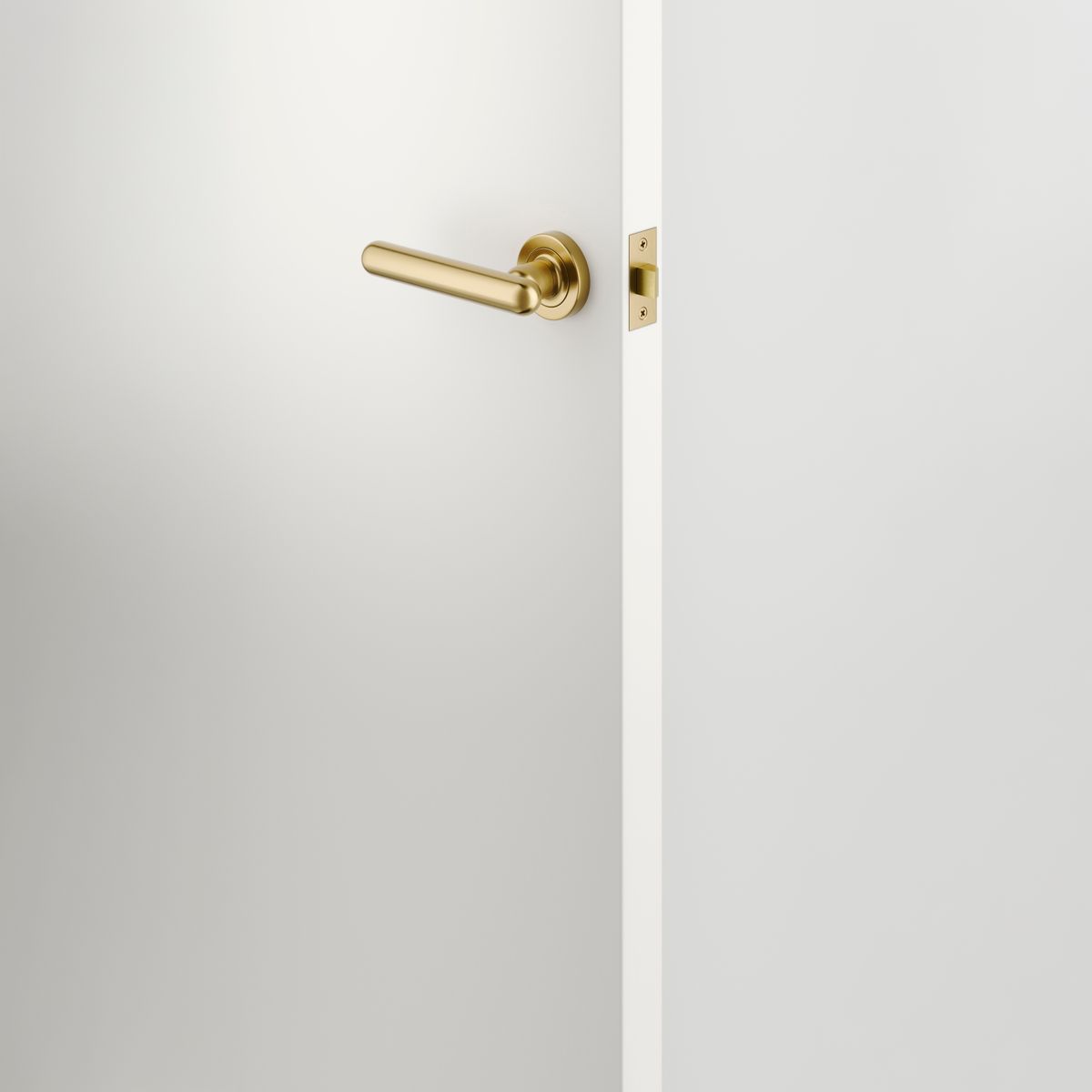 24000 - Puerto Lever - Round Rose - Brushed Gold PVD - Passage