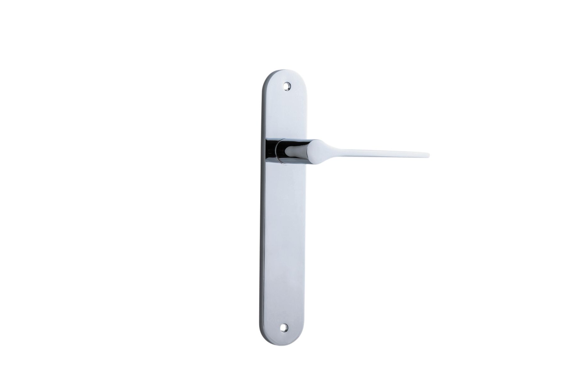 11770 - Como Lever - Oval Backplate - Polished Chrome - Passage