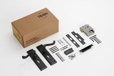 Milton Lever - Long Backplate Entrance Set with High Security Lock