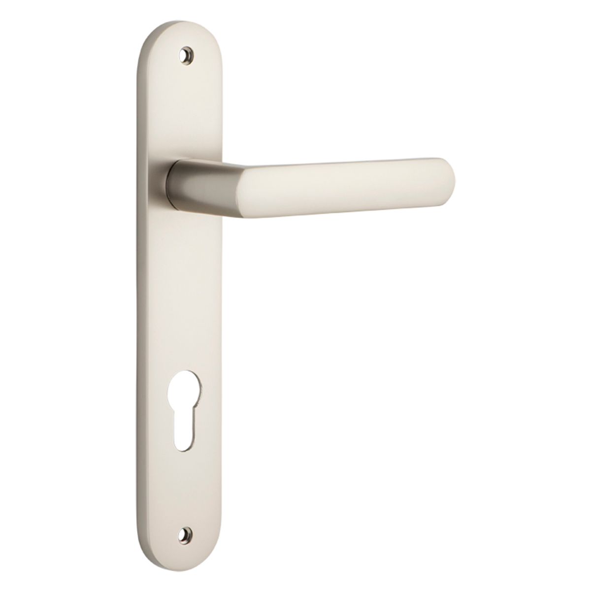 14864E85 - Osaka Lever - Oval Backplate - Satin Nickel - Entrance
