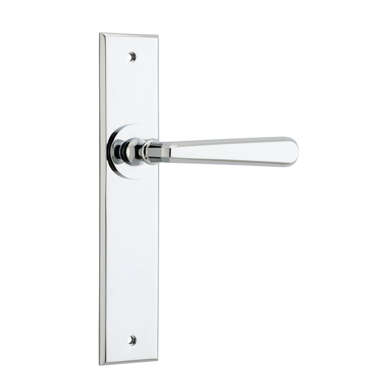 11880 - Copenhagen Lever - Chamfered Backplate - Polished Chrome - Passage