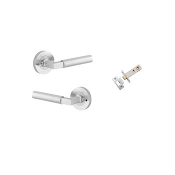Berlin Lever - Round Rose Privacy Kit (Inbuilt Privacy)