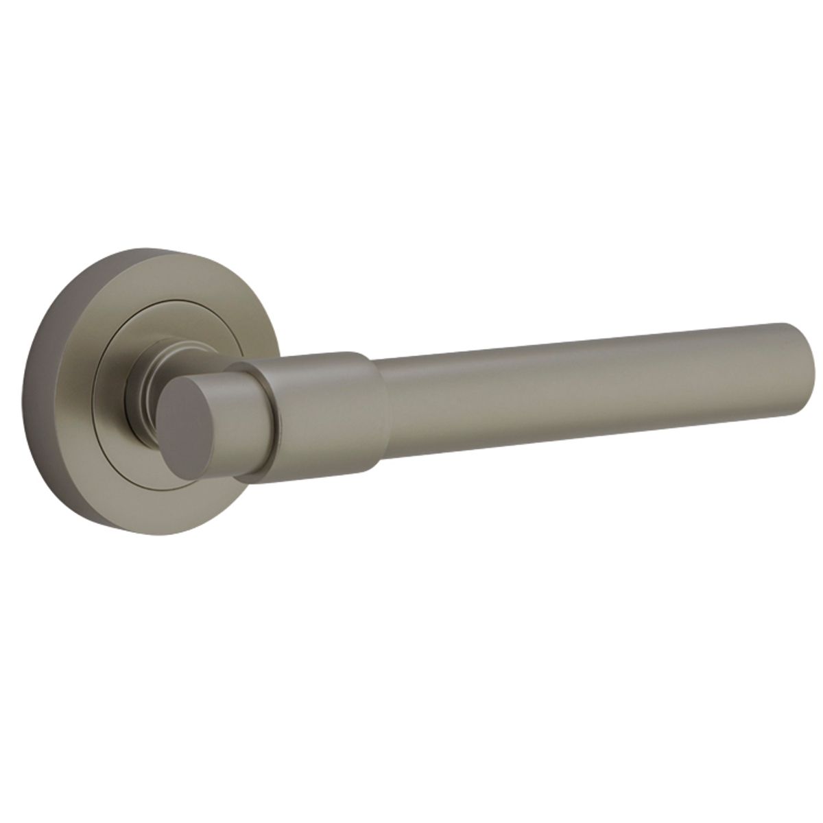 16526 - Helsinki Lever - Round Rose - Graphite PVD - Passage