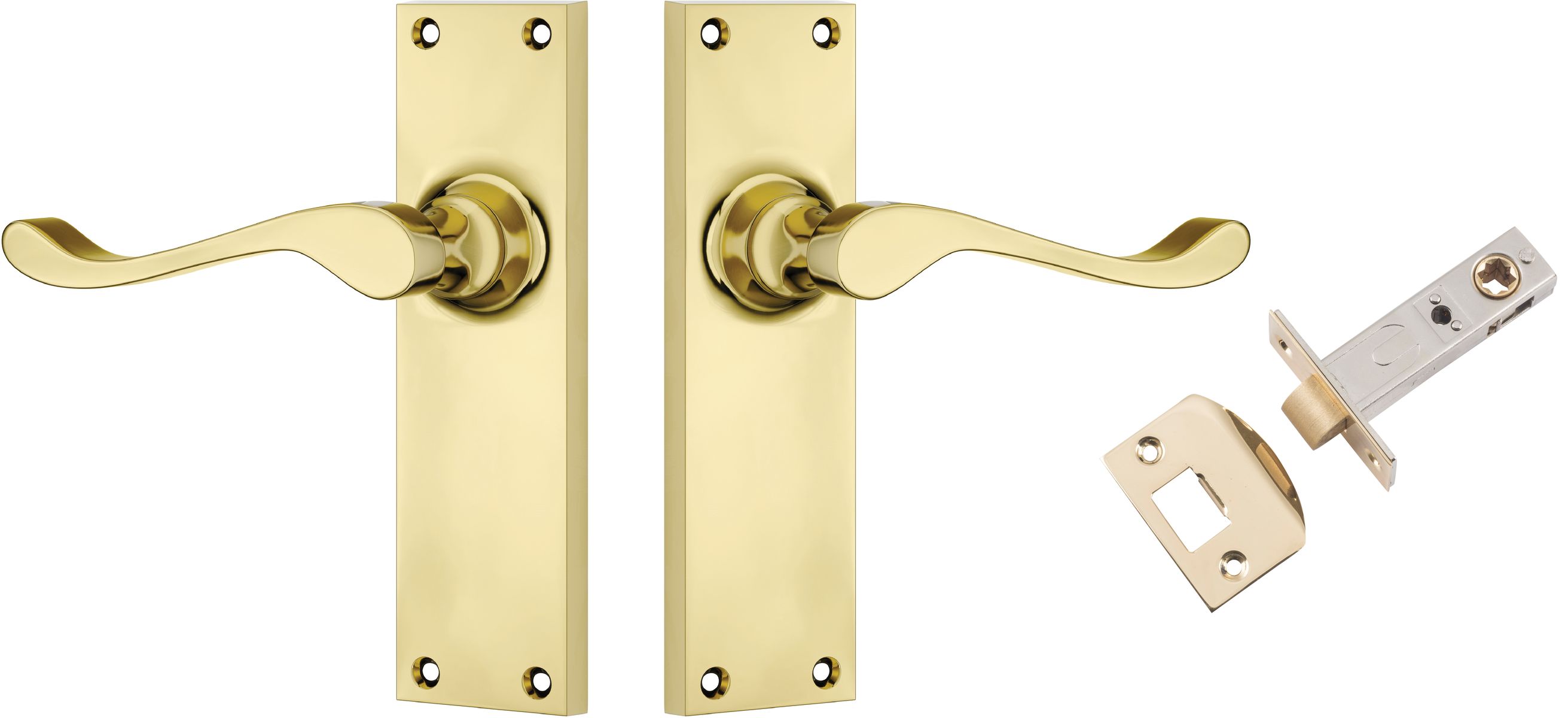 Victorian Lever - Long Backplate Passage Set