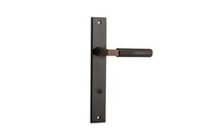 10752 - Brunswick Lever - Rectangular Backplate - Signature Brass - Passage