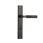 10752P85 - Brunswick Lever - Rectangular Backplate - Signature Brass - Privacy