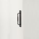 9343 - Sarlat Pull Handle on Backplate - Matt Black