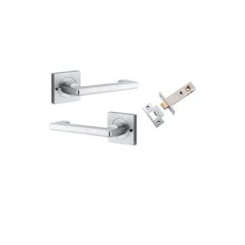 Baltimore Return Lever - Square Rose (Inbuilt Privacy)