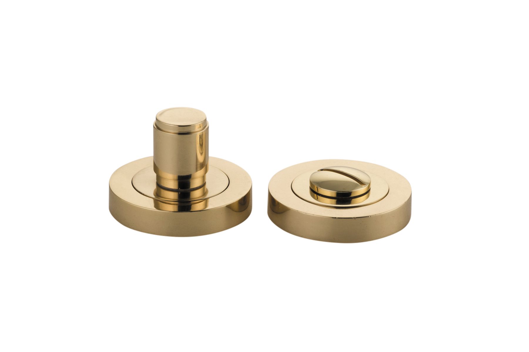 9450 - Berlin Privacy Turn - Round - Polished Brass