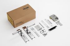 Menton Lever - Long Backplate Entrance Set with High Security Lock