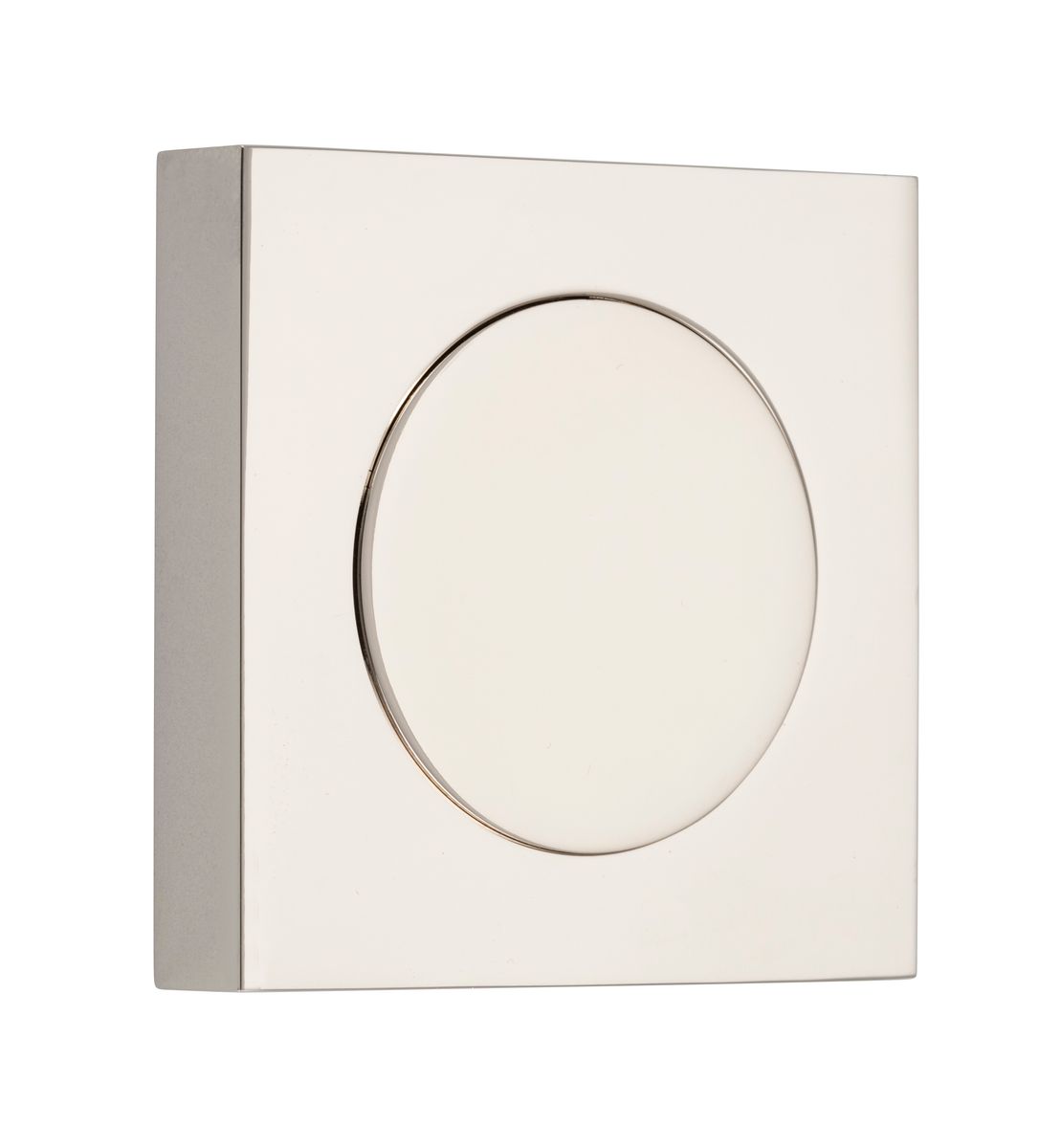 20298 - Blank Rose - Square - Polished Nickel