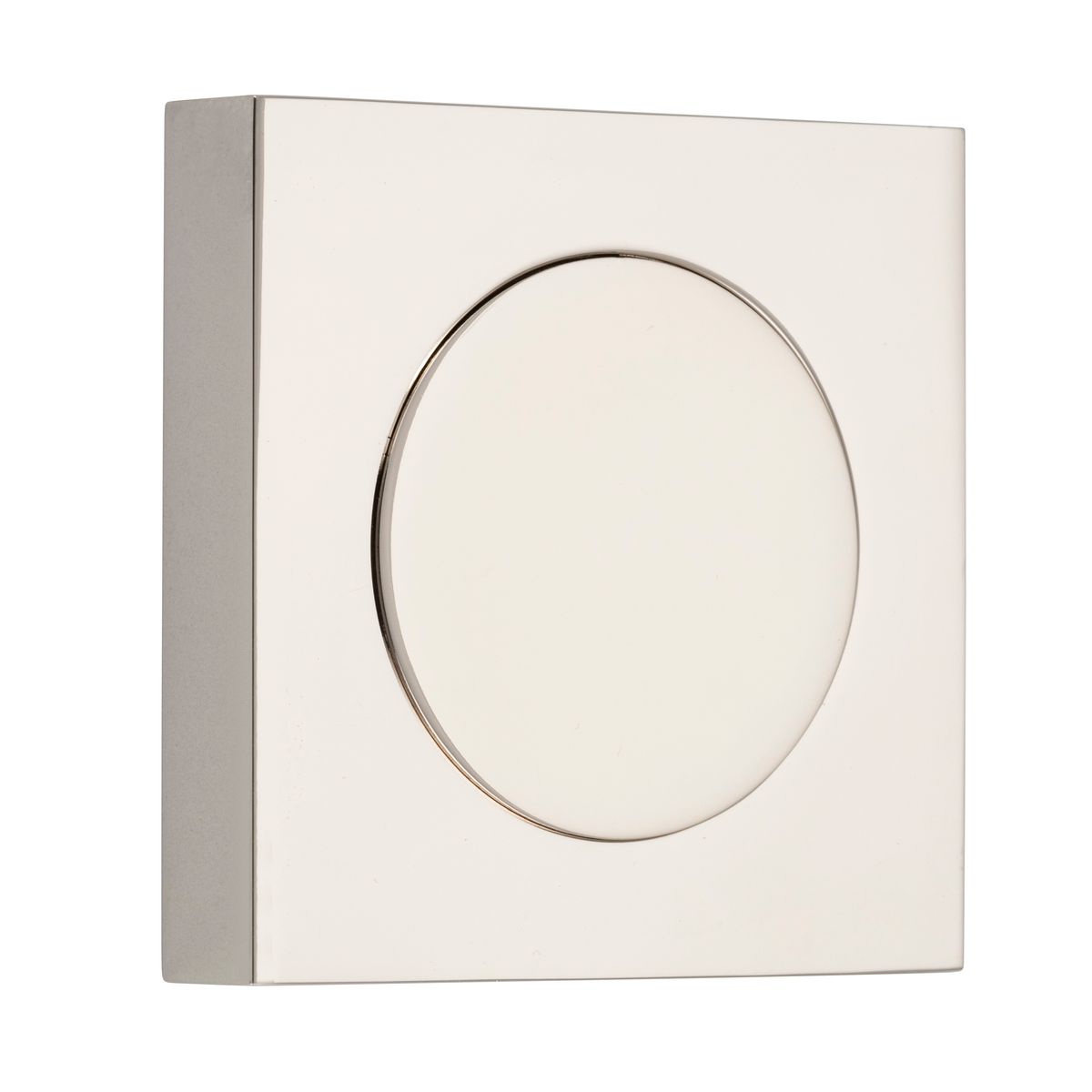 20298 - Blank Rose - Square - Polished Nickel