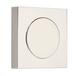 20298 - Blank Rose - Square - Polished Nickel