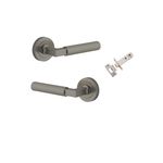 16861KPASS60 - Brunswick Lever - Round Rose Passage Kit - Graphite PVD - Passage