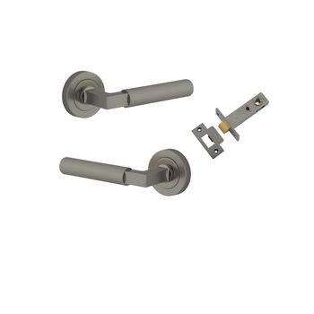 Brunswick Lever - Round Rose Passage Kit