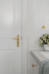 15364P85 - Osaka Lever - Oval Backplate - Brushed Brass - Privacy