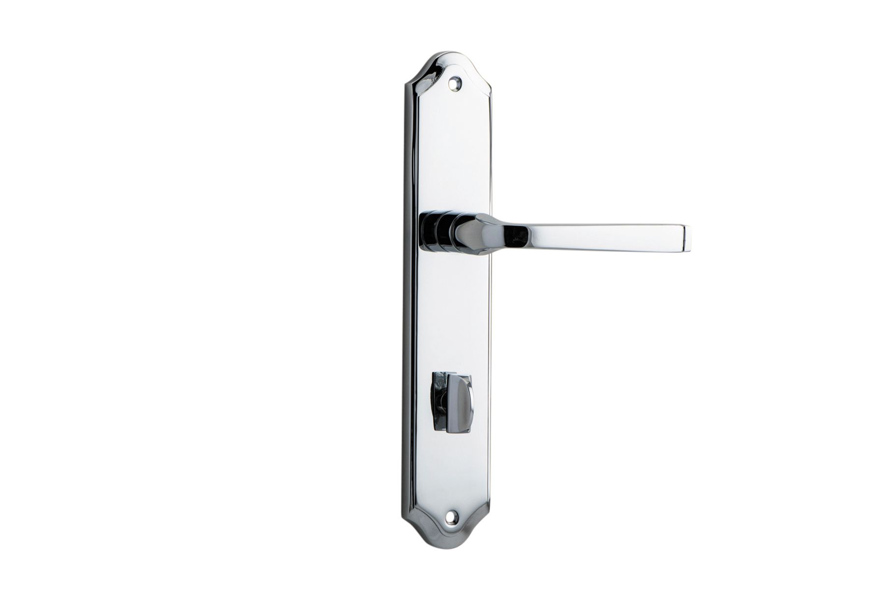 11720P85 - Annecy Lever - Shouldered Backplate - Polished Chrome - Privacy