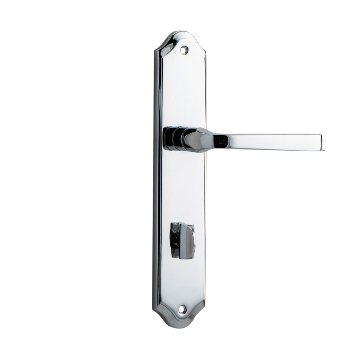 11720P85 - Annecy Lever - Shouldered Backplate - Polished Chrome - Privacy