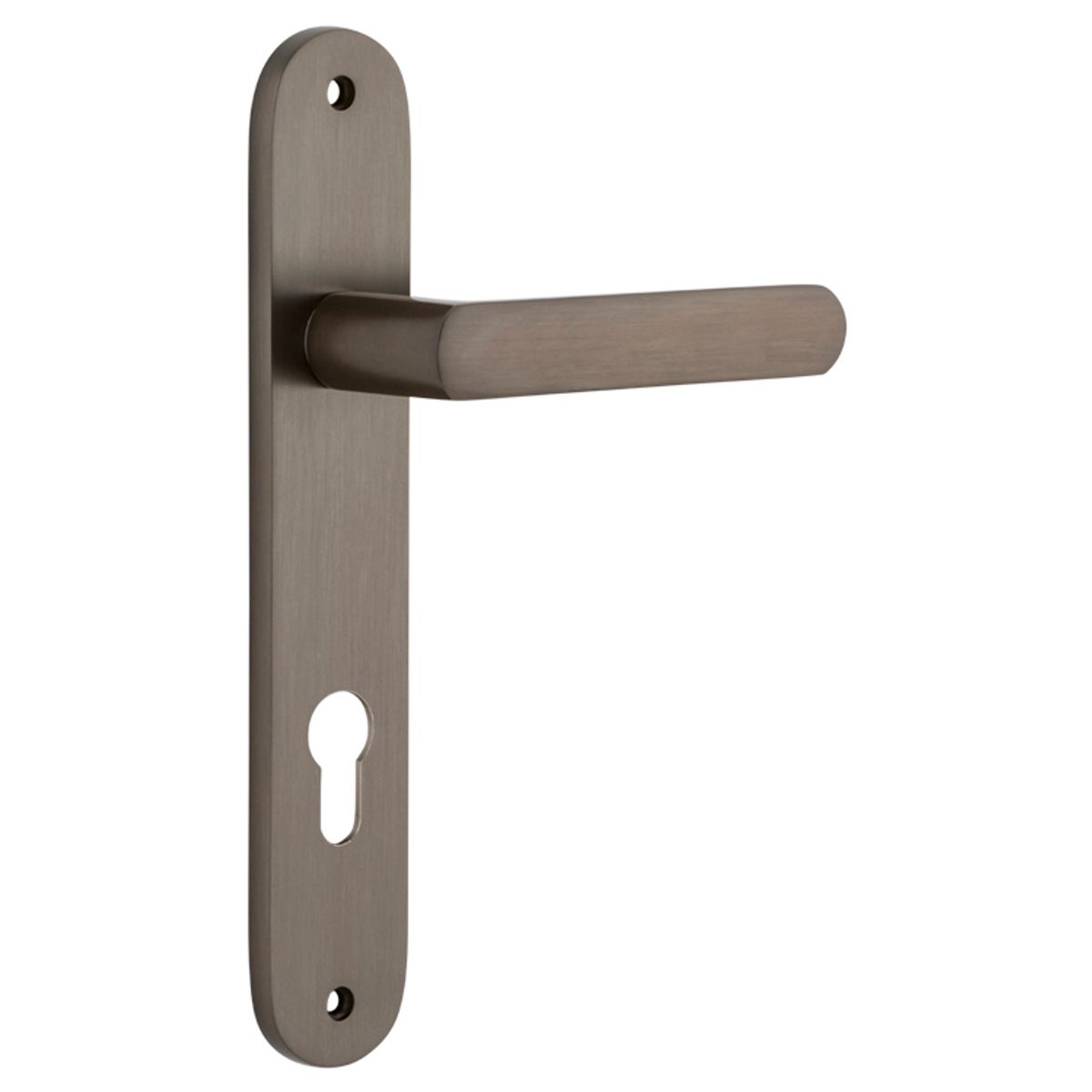 10864E85 - Osaka Lever - Oval Backplate - Signature Brass - Entrance