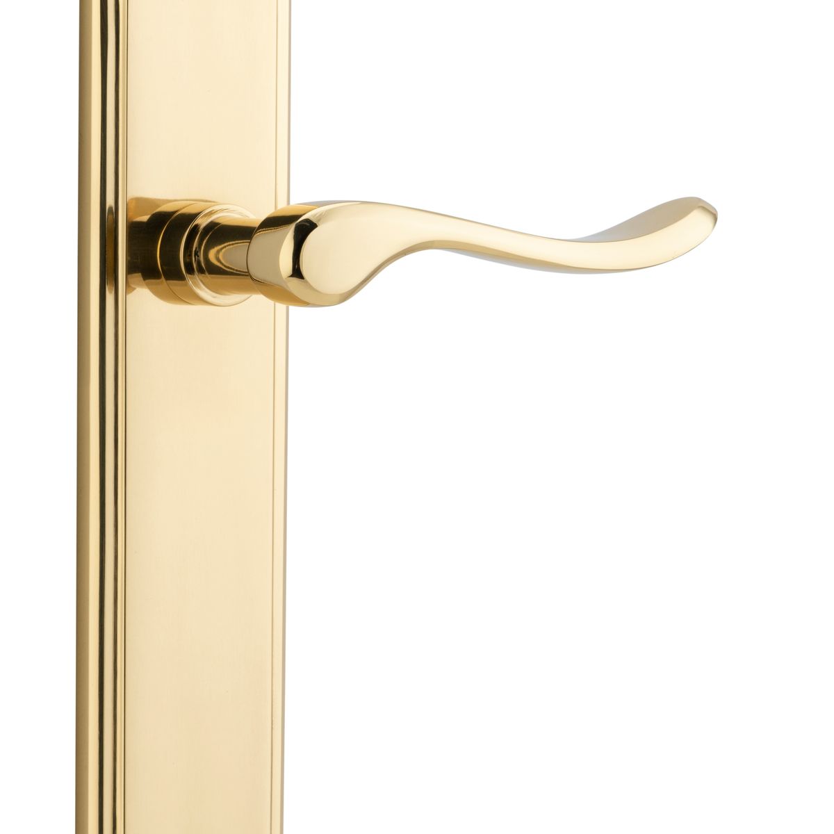10426 - Stirling Lever - Stepped Backplate - Polished Brass - Passage