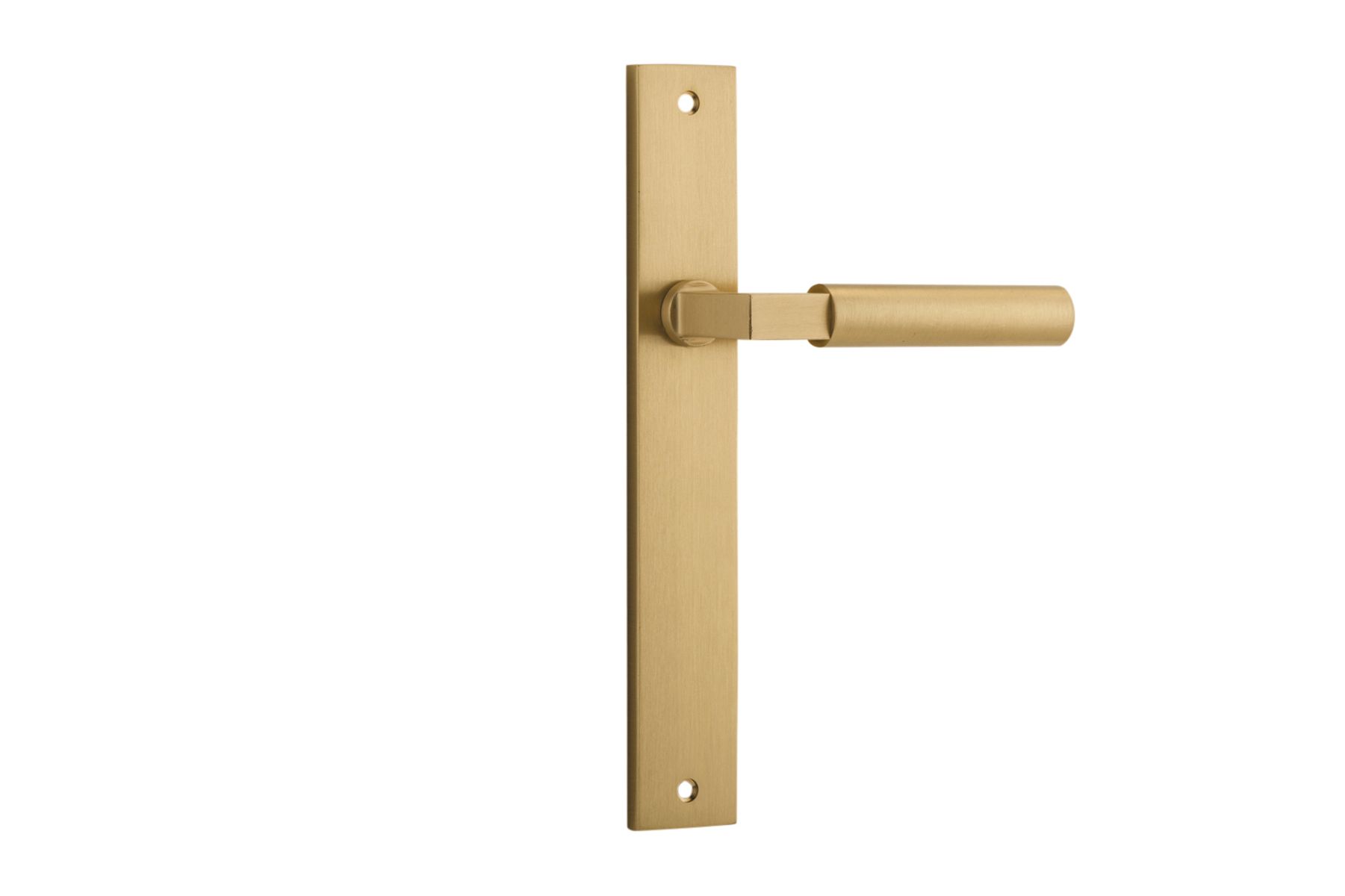 15250 - Berlin Lever - Rectangular Backplate - Brushed Brass - Passage