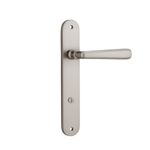 14876P85 - Copenhagen Lever - Oval Backplate - Satin Nickel - Privacy