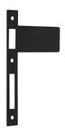 20133 - Extended 85mm Strikers - H198xW122mm - Matt Black