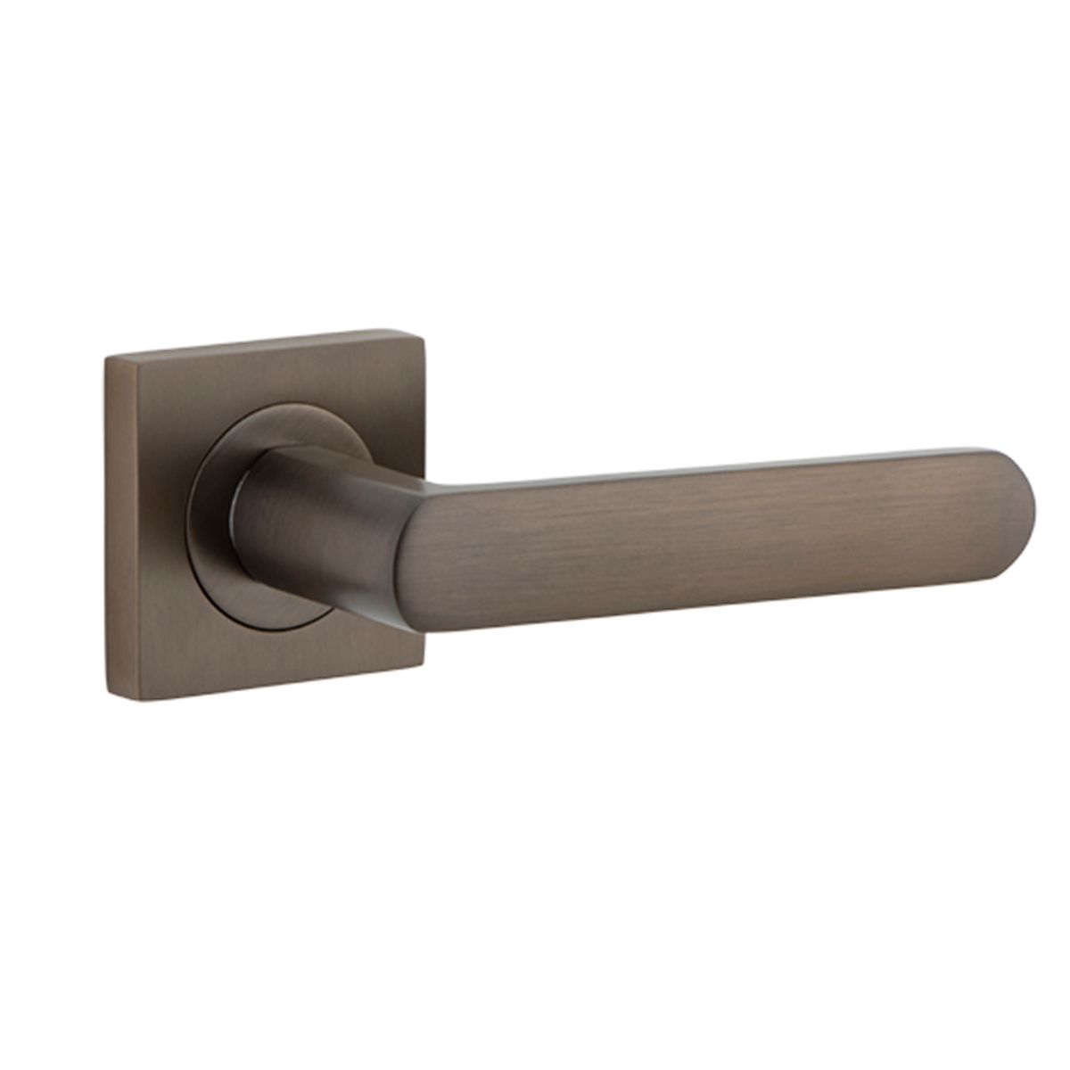 21181 - Osaka Lever - Square Rose - Signature Brass - Passage