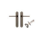 10726KPASS60 - Baltimore Lever - Oval Backplate Passage Kit - Signature Brass - Passage