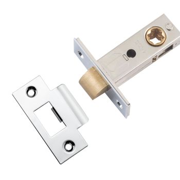 Hard Sprung Split Cam Tube Latch - 45mm Backset