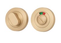 20076 - Privacy Turn With Indicator - Round - Brushed Brass