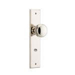 14331P85 - Paddington Knob - Chamfered Backplate - Polished Nickel - Privacy
