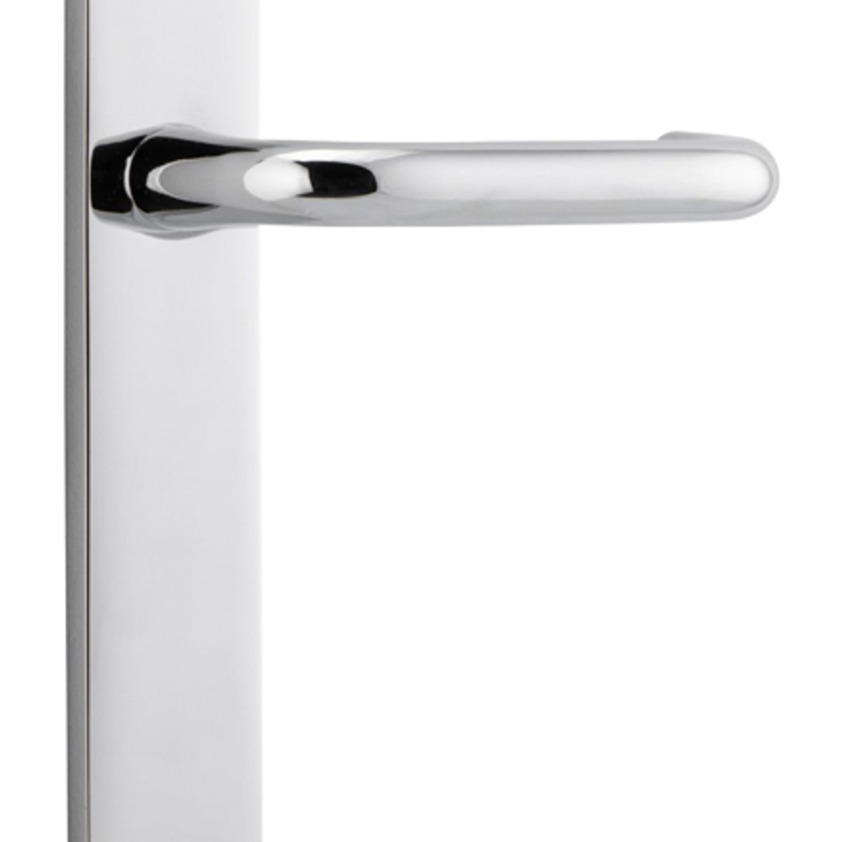 11844 - Oslo Lever - Rectangular Backplate - Polished Chrome - Passage