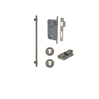 Helsinki Pull Handle - 600mm Entrance Kit with Separate High Security Lock