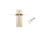 10270KPASS60 - Como Lever - Oval Backplate Passage Kit - Polished Brass - Passage