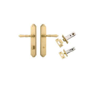 Sarlat Lever - Shouldered Backplate Privacy Kit with Privacy Turn