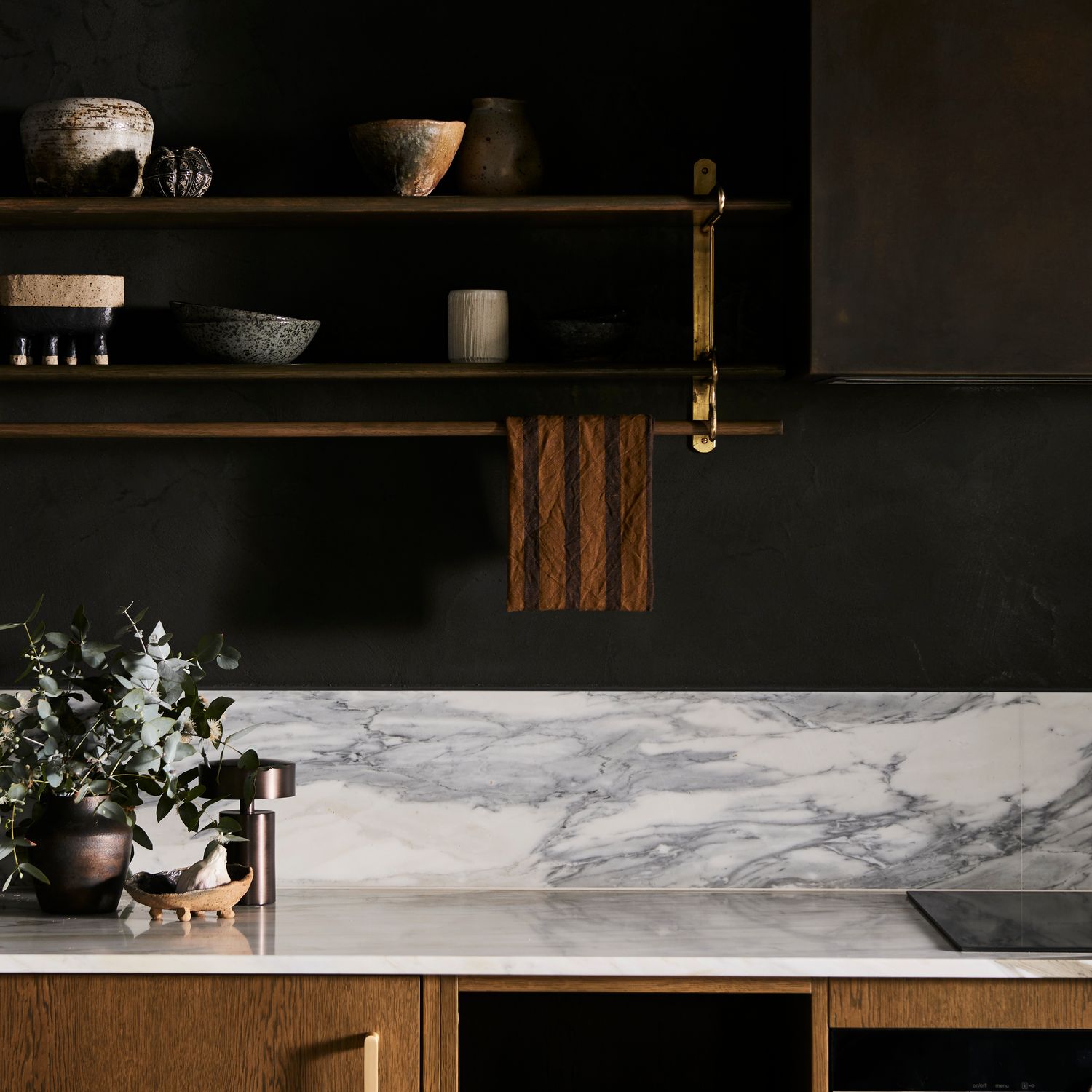 16912 - Osaka Cabinet Pull - CTC160mm - Graphite PVD