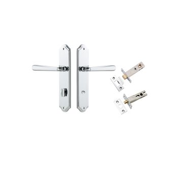 Copenhagen Lever - Shouldered Backplate Privacy Kit with Privacy Turn