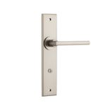 14782P85 - Baltimore Lever - Chamfered Backplate - Satin Nickel - Privacy