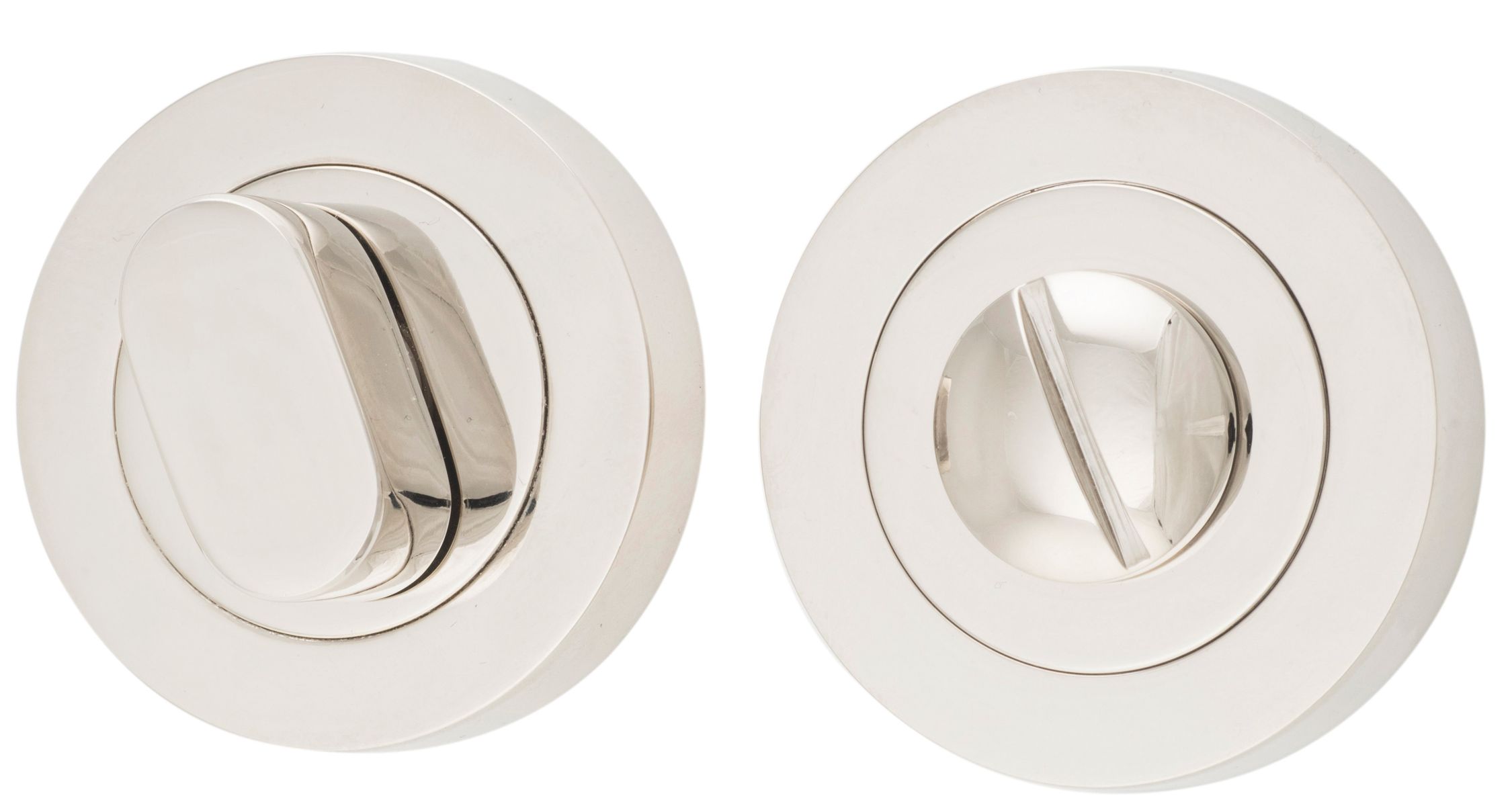9318 - Privacy Turn - Round - Polished Nickel