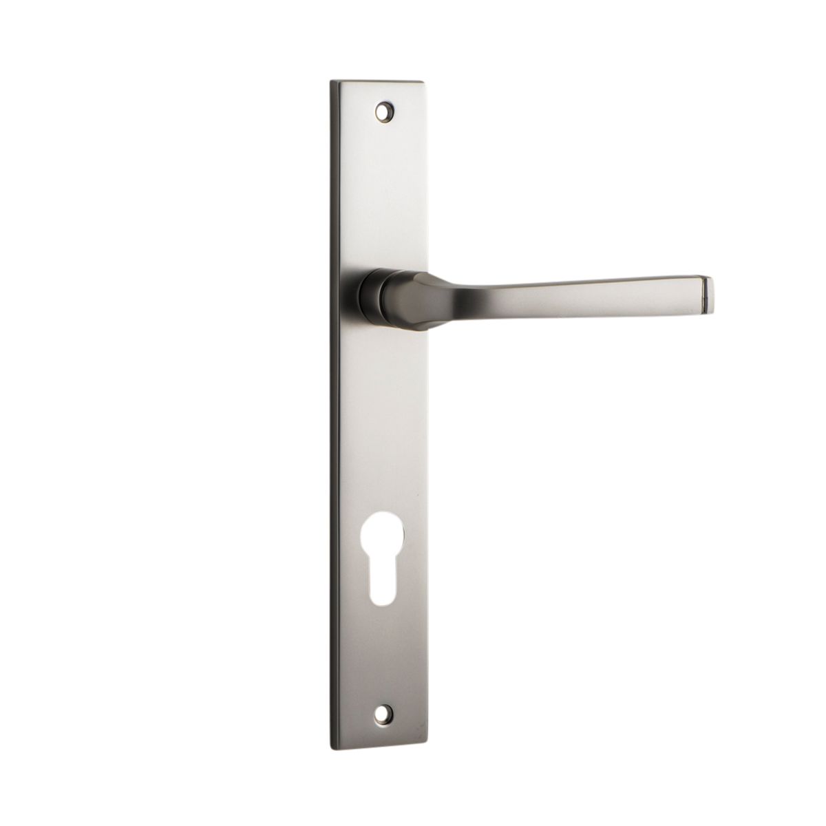 14708E85 - Annecy Lever - Rectangular Backplate - Satin Nickel - Entrance