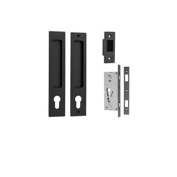 Rectangular Sliding Door Pull Entrance Kit with High Security Lock