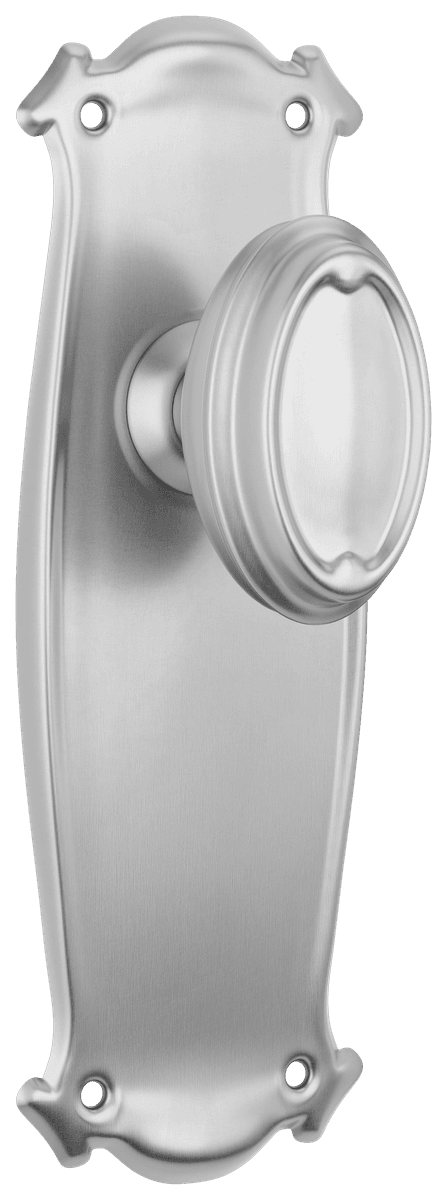 Bungalow Door Knob - Long Backplate
