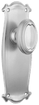 Bungalow Door Knob - Long Backplate