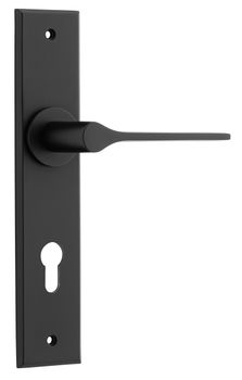 Como Lever - Chamfered Backplate