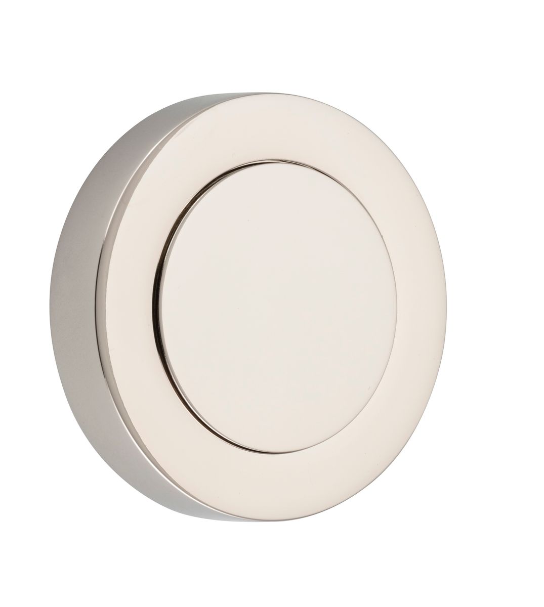 20288 - Blank Rose - Round - Polished Nickel
