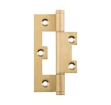 2848 - Hirline Hinge - H89xW35mm - Brushed Brass