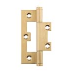 2848 - Hirline Hinge - H89xW35mm - Brushed Brass