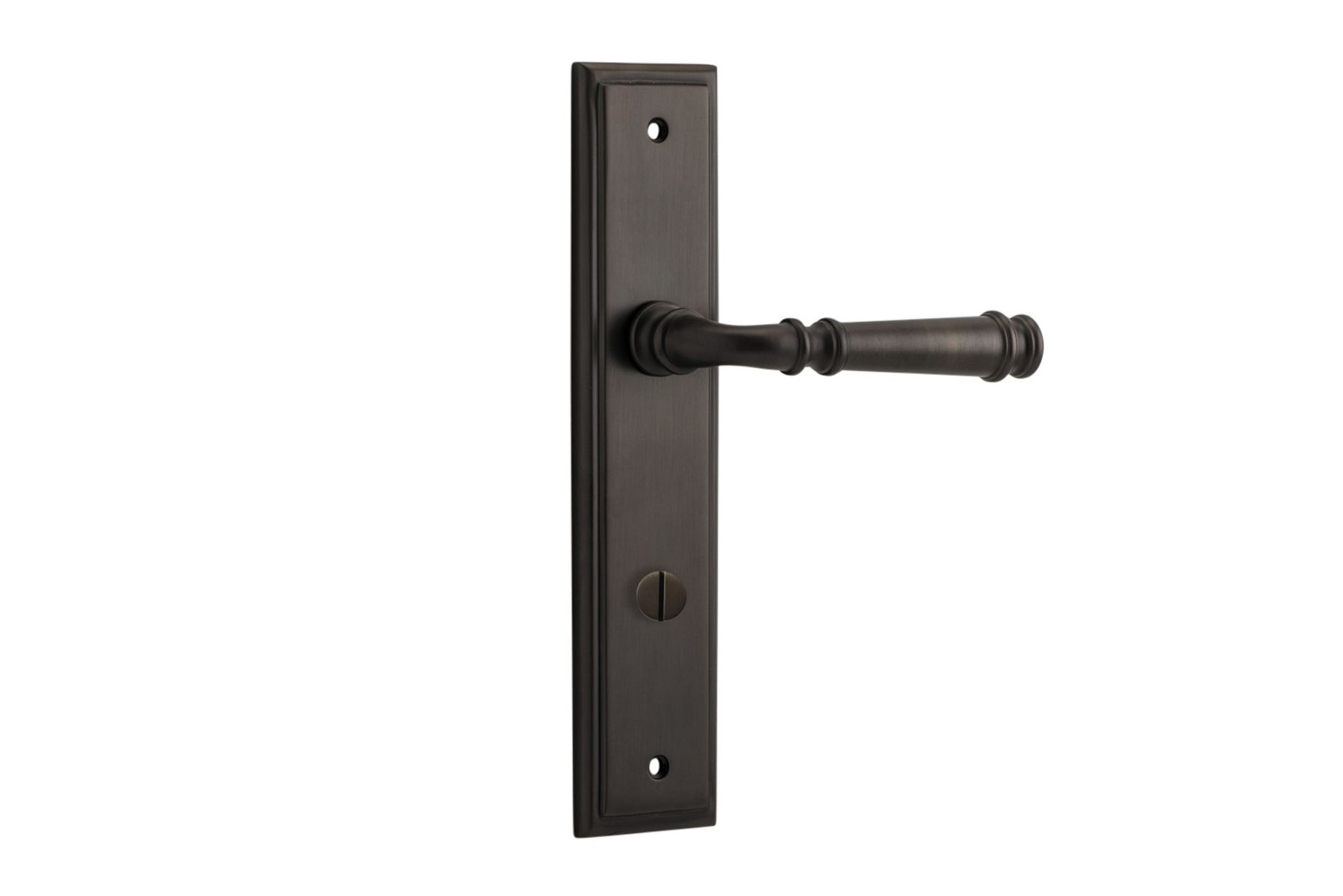 10742 - Verona Lever - Stepped Backplate - Signature Brass - Passage